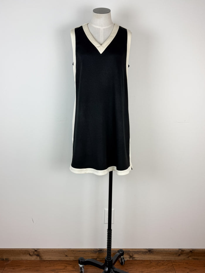 Blair V Neck Dress in Black