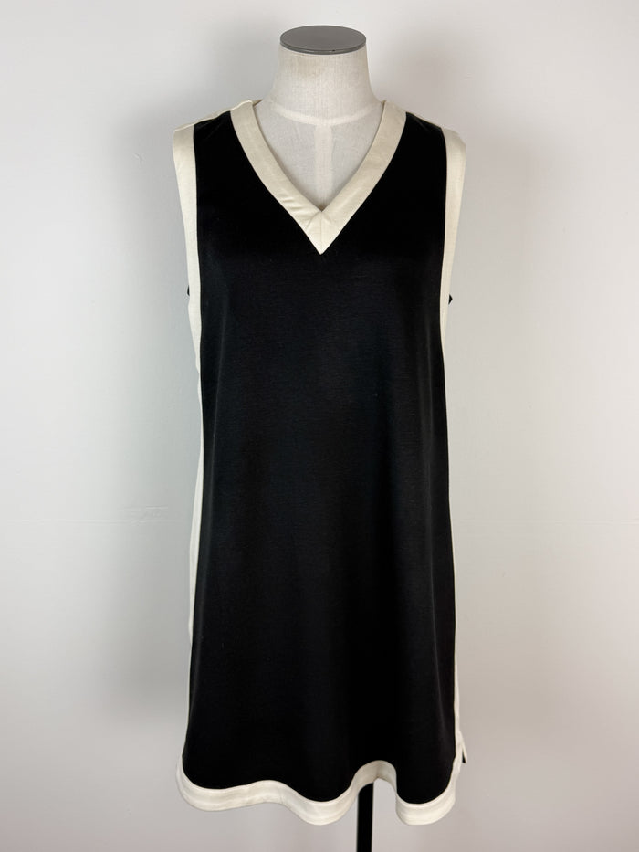 Blair V Neck Dress in Black