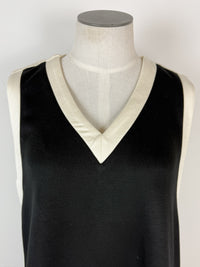 Blair V Neck Dress in Black