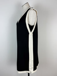 Blair V Neck Dress in Black