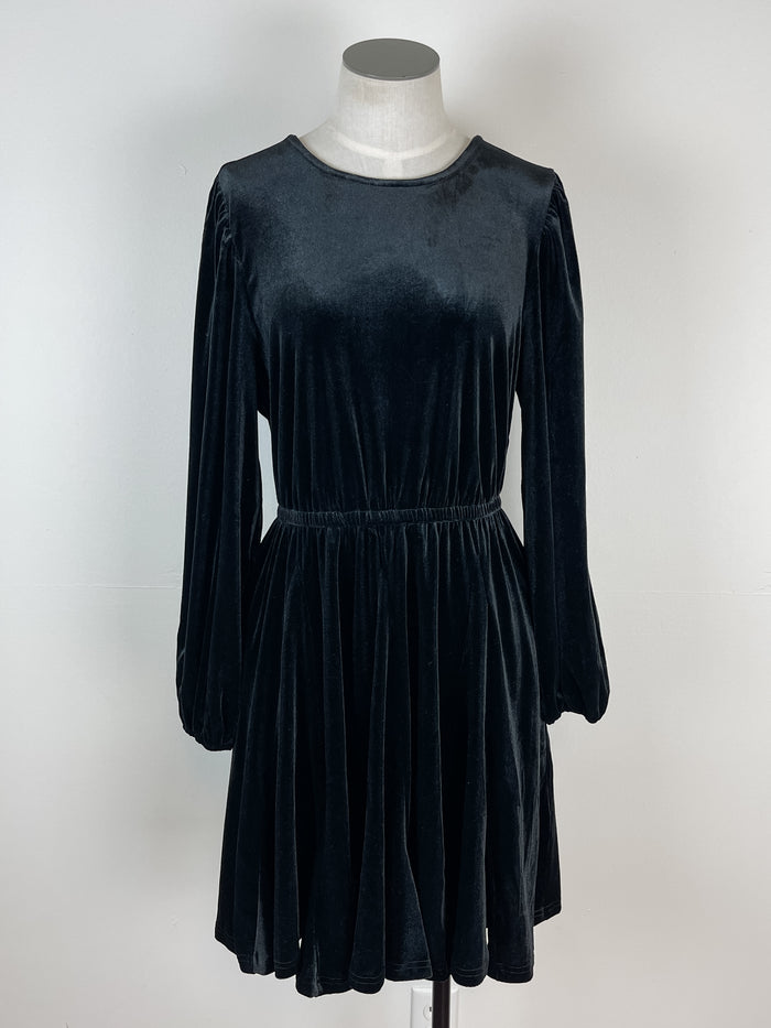 Ember Velvet Dress in Black