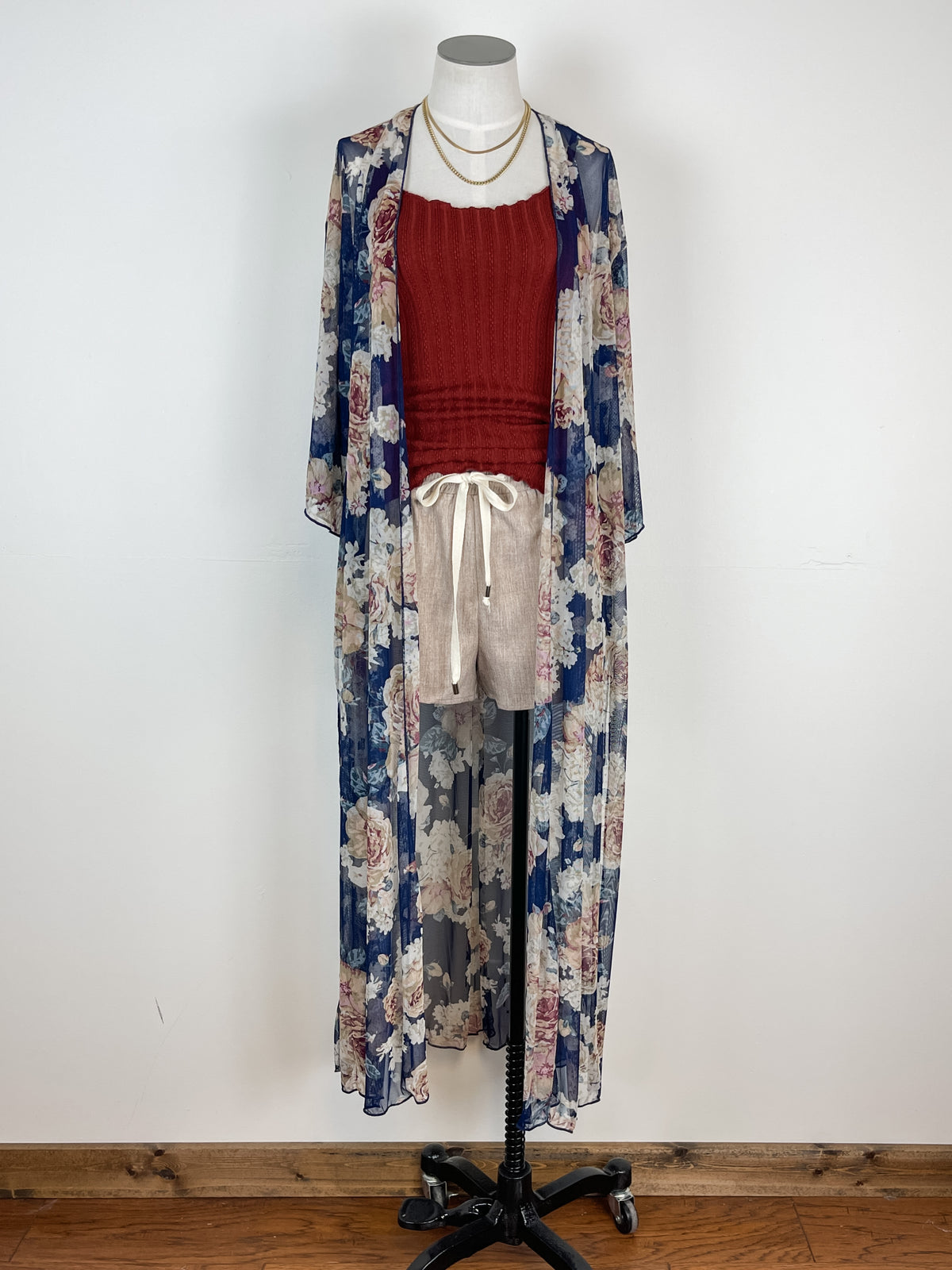 Floral Long Kimono