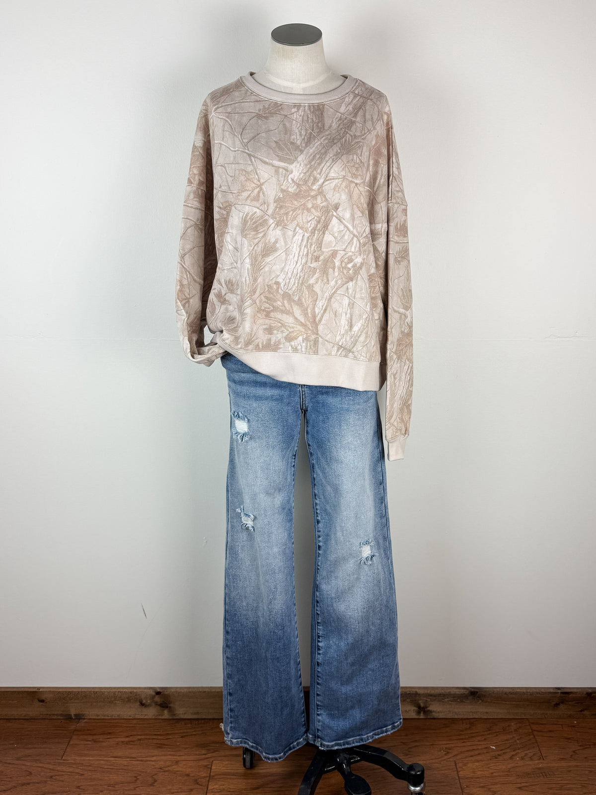 Moon Ryder Camo Crew Pullover