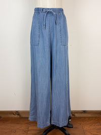 Myla Chambray Wide Leg Pant