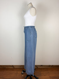 Myla Chambray Wide Leg Pant