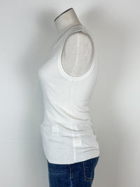 Mara Basic Knit Tank in Ivory