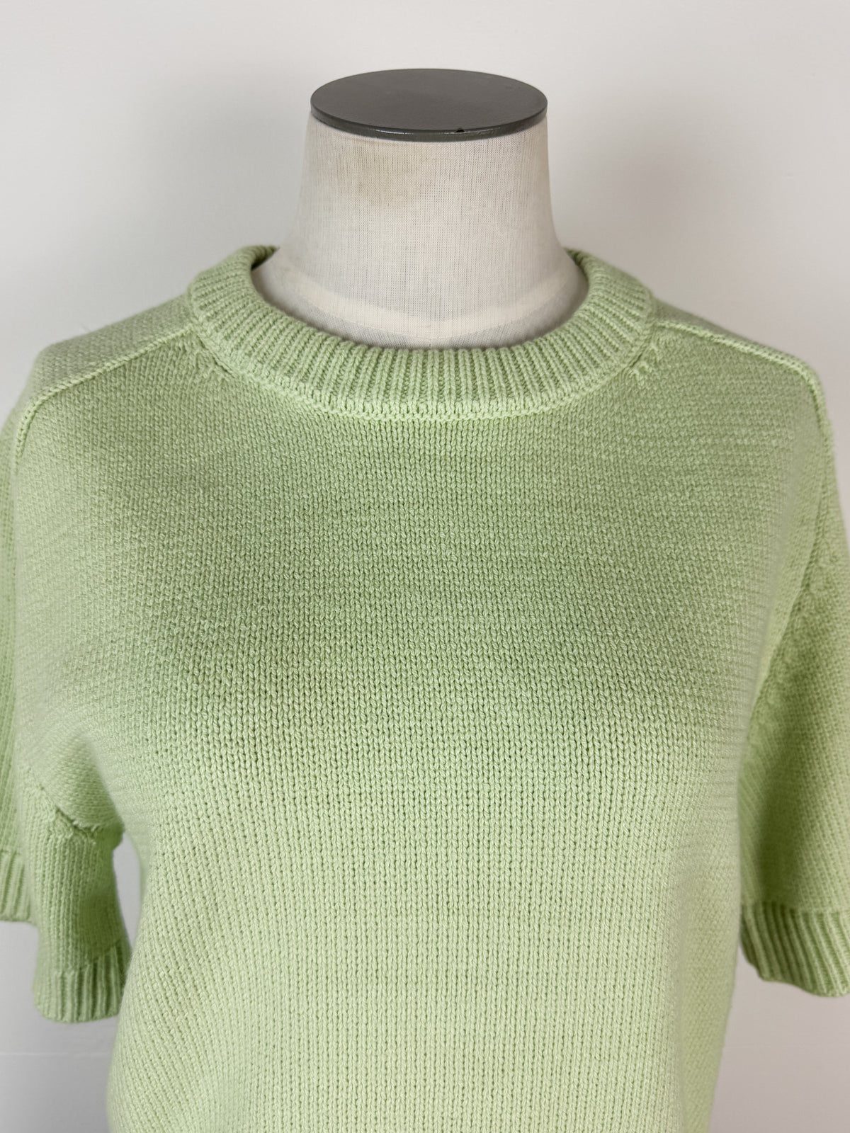 Vera Short Sleeve Sweater in Mint