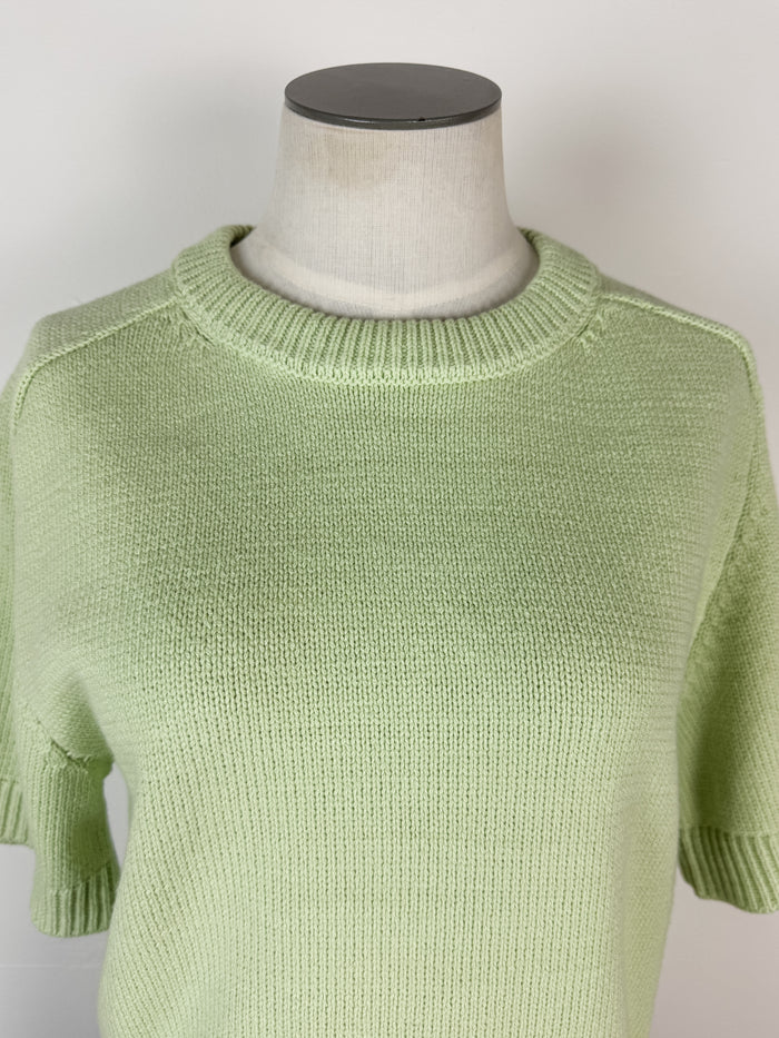 Vera Short Sleeve Sweater in Mint