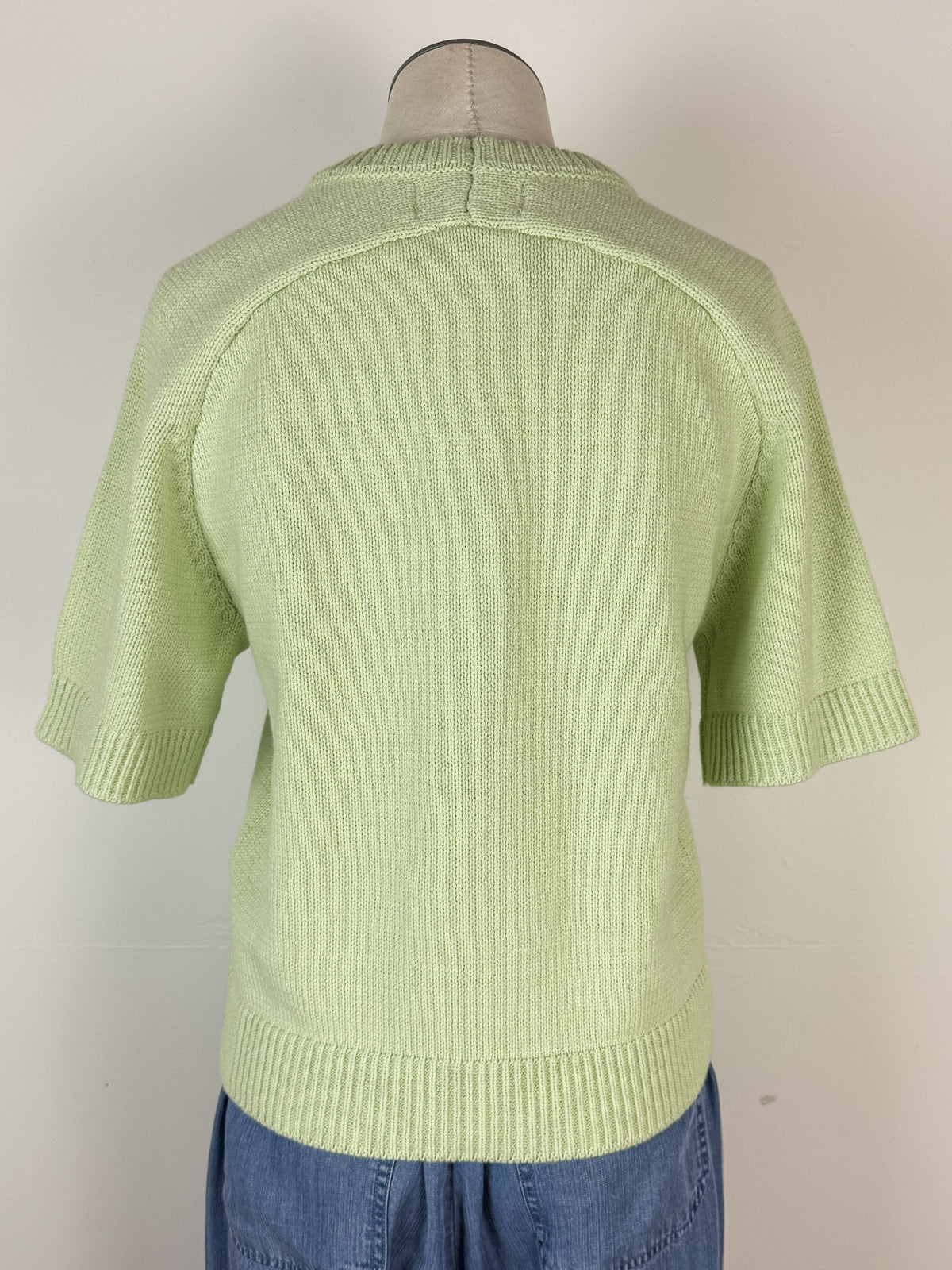 Vera Short Sleeve Sweater in Mint