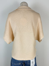 Quinn Knit Top in Biscuit