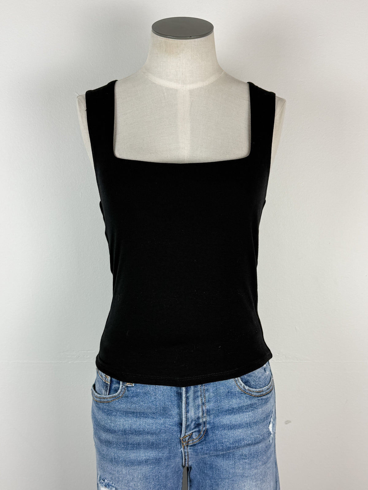 Audrey Square Neck Basic Tank