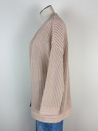 Evelyn Knit Cardigan in Natural