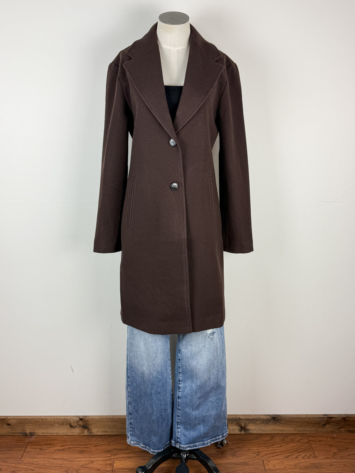 Autumn Peacoat in Brown