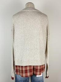 Savannah Layered Sweater in Natural