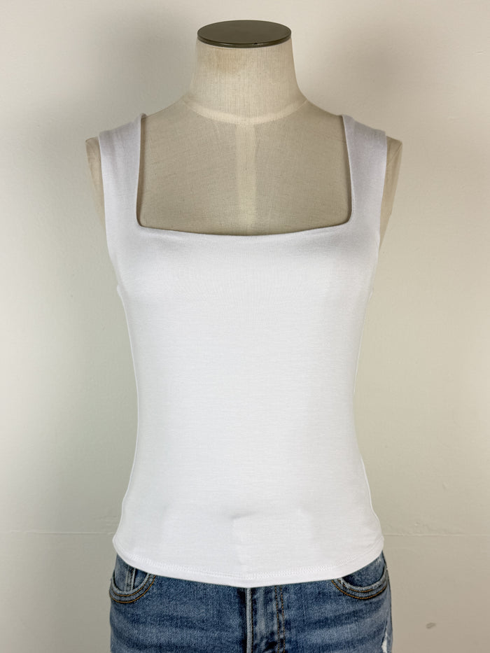 Audrey Square Neck Basic Tank