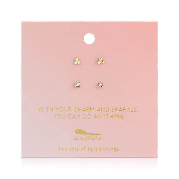 Lucky Feather Earring Sets