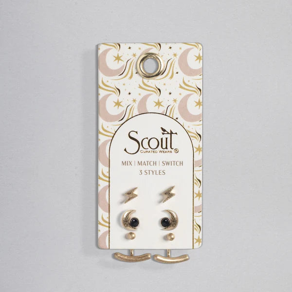 Scout Stud Trio Ear Jacket Set
