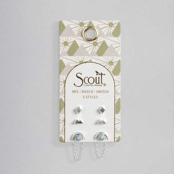 Scout Stud Trio Ear Jacket Set