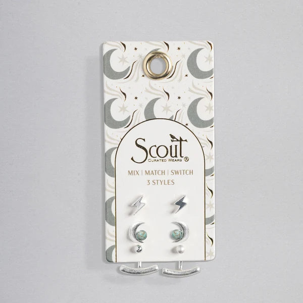 Scout Stud Trio Ear Jacket Set
