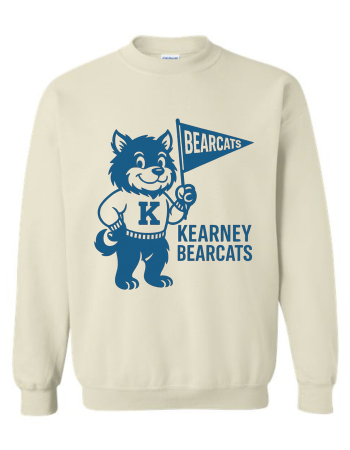 Kearney Bearcats Vintage Mascot Tee & Sweatshirt