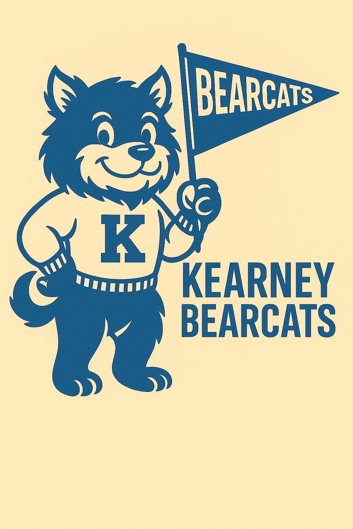 Kearney Bearcats Vintage Mascot Tee