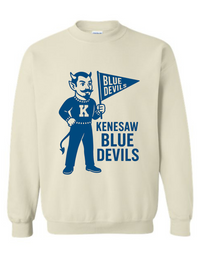 Kenesaw Blue Devils Vintage Mascot Tee & Sweatshirt