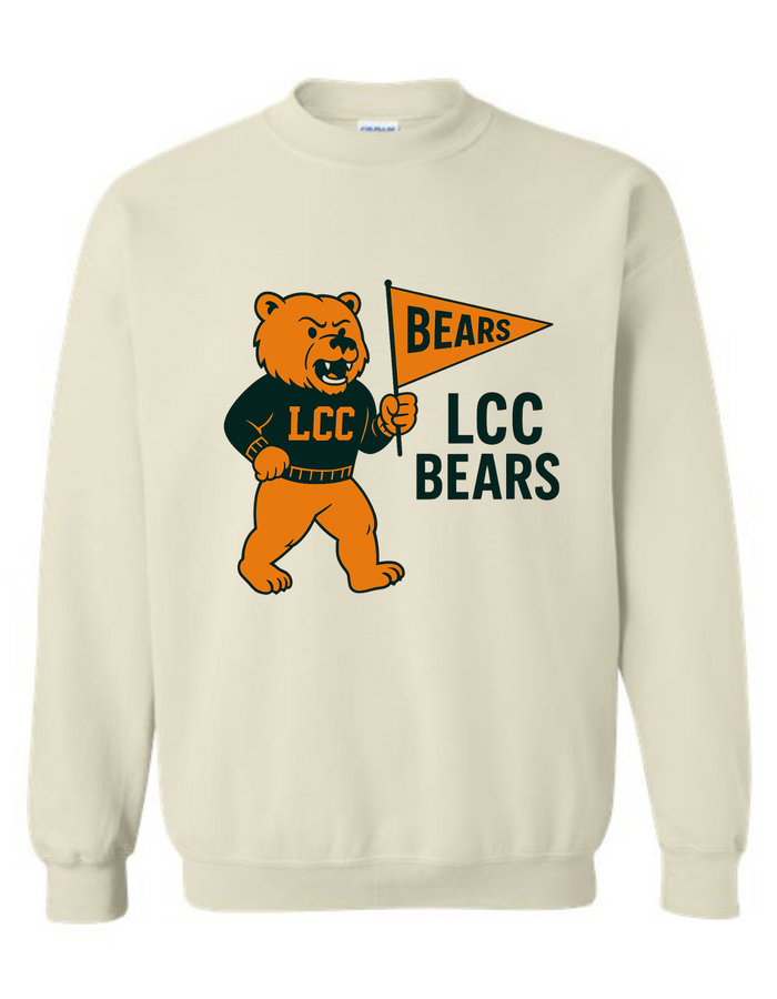 LCC Bears Mascot Tee & Sweatshirt