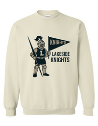 Lakeside Knights Vintage Mascot Tee & Sweatshirt