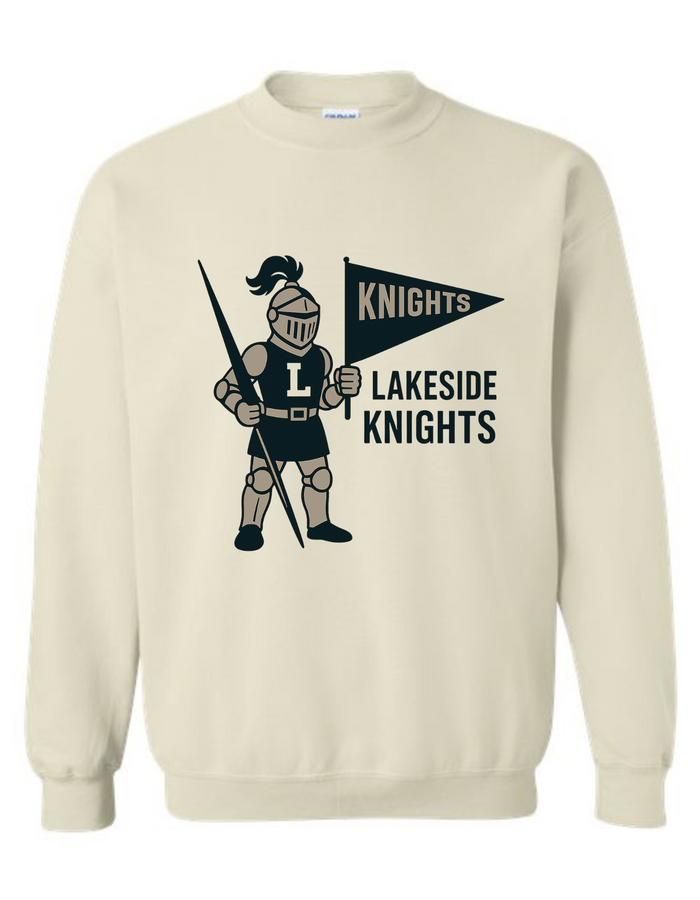 Lakeside Knights Vintage Mascot Tee & Sweatshirt