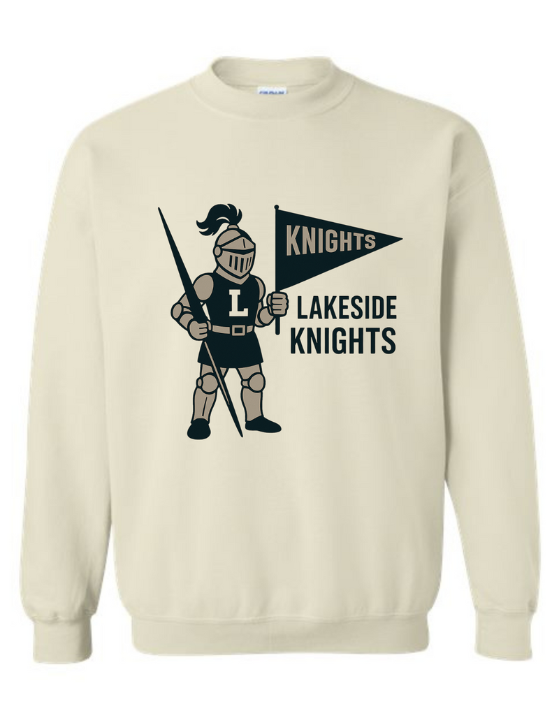 Lakeside Knights Vintage Mascot Tee & Sweatshirt