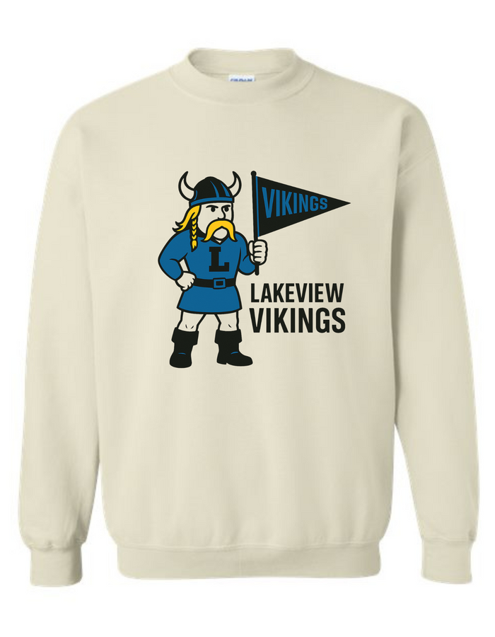 Lakeview Vikings Mascot Tee & Sweatshirt