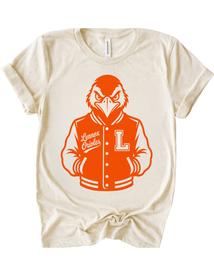 Lennox Orioles Varsity Mascot Tee