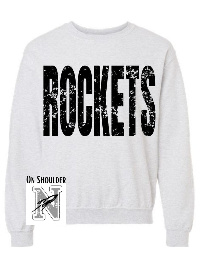 Lincoln Northeast Rockets Big Print Sweatshirt