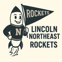 Lincoln Northeast Rockets Vintage Mascot Tee