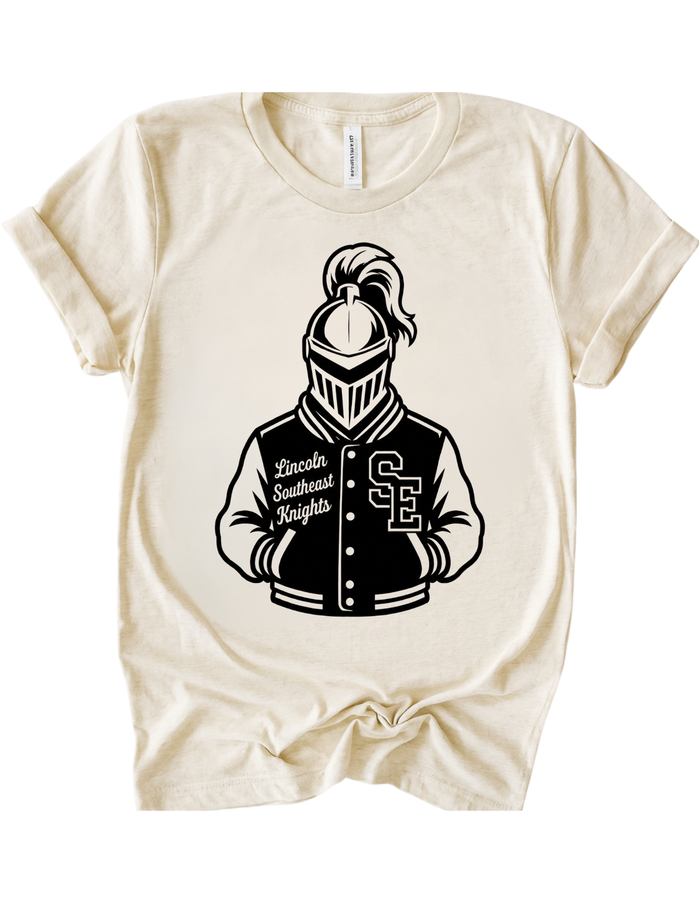 Lincoln Southeast Knights Varsity Mascot Tee