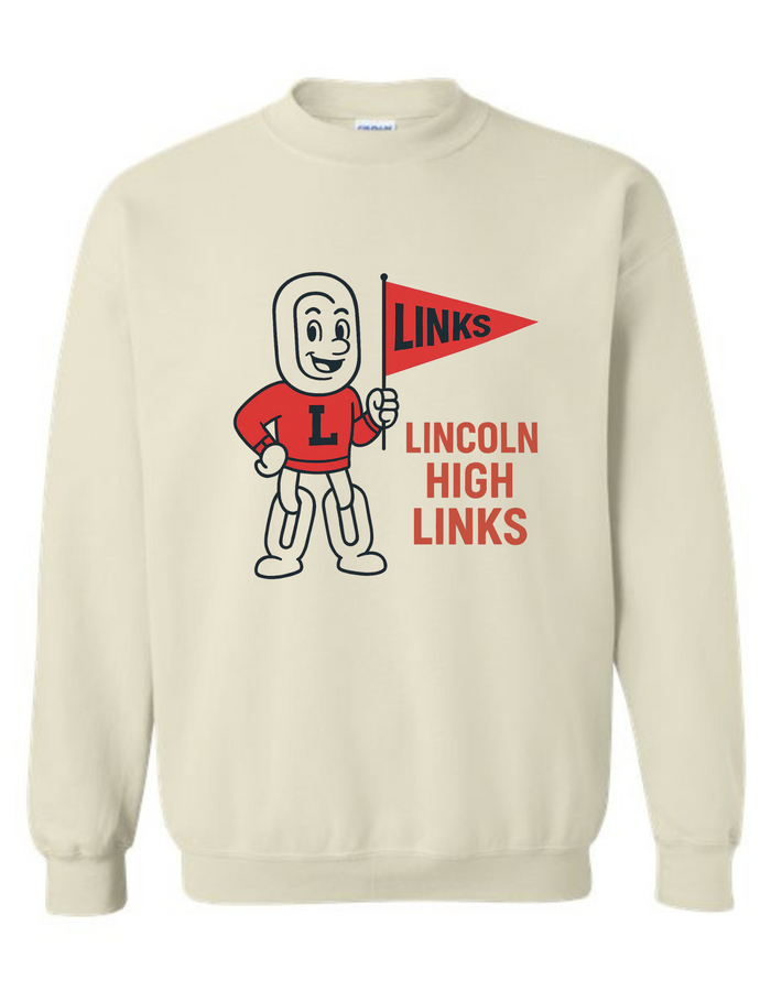 Lincoln High Links Mascot Tee & Sweatshirt