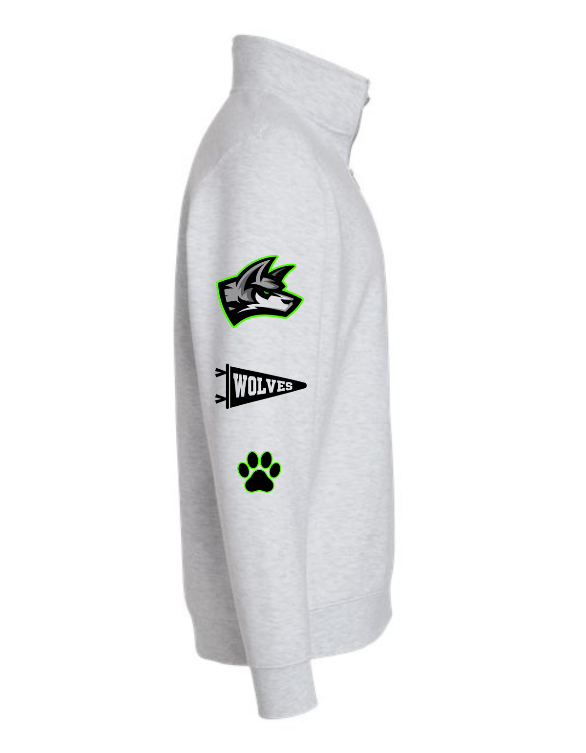 May-Hay Wolves Game Day 1/4 Zip