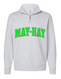 May-Hay Wolves Game Day 1/4 Zip