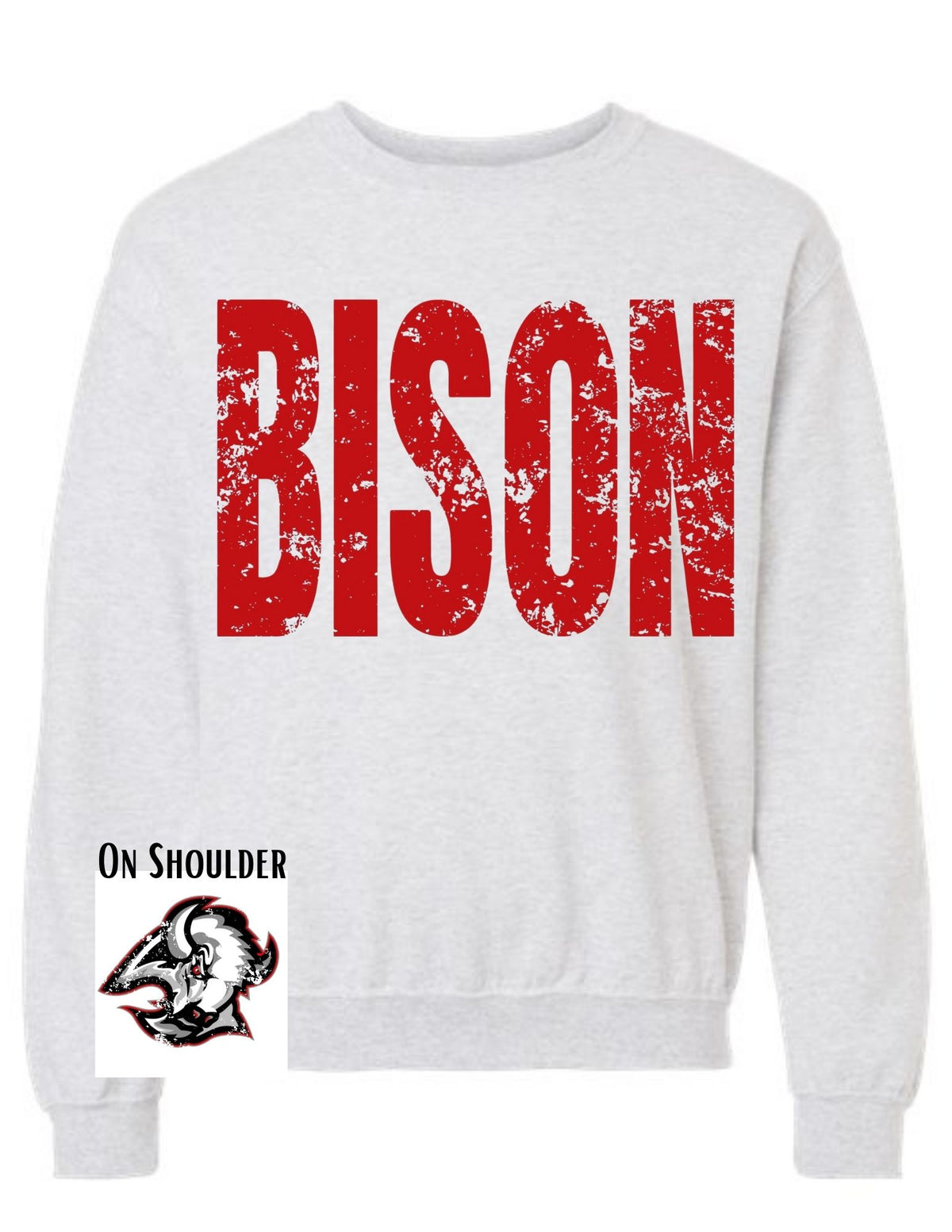 McCook Bison Big Print Sweatshirt