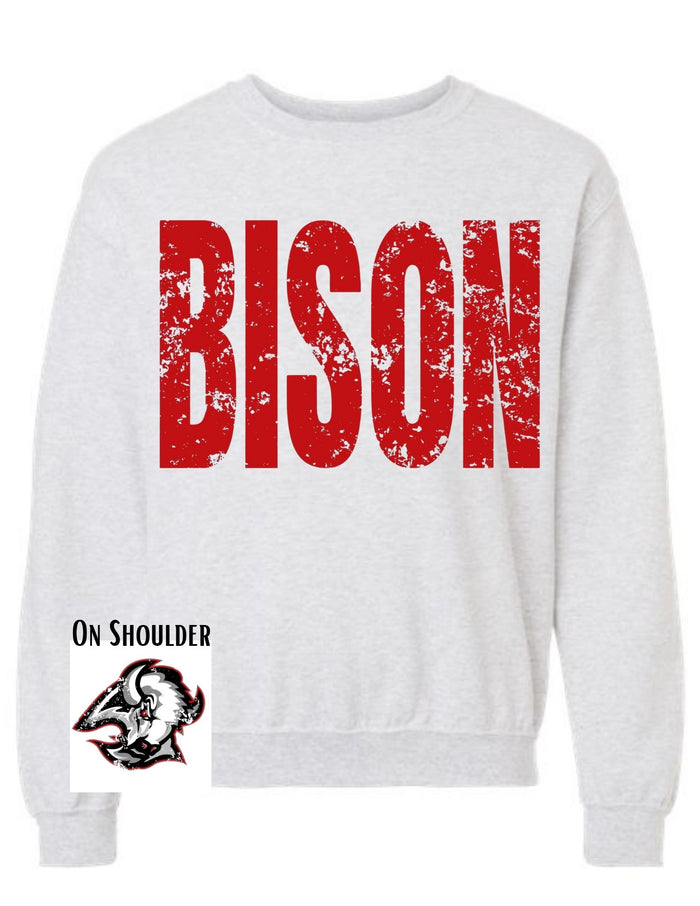McCook Bison Big Print Sweatshirt