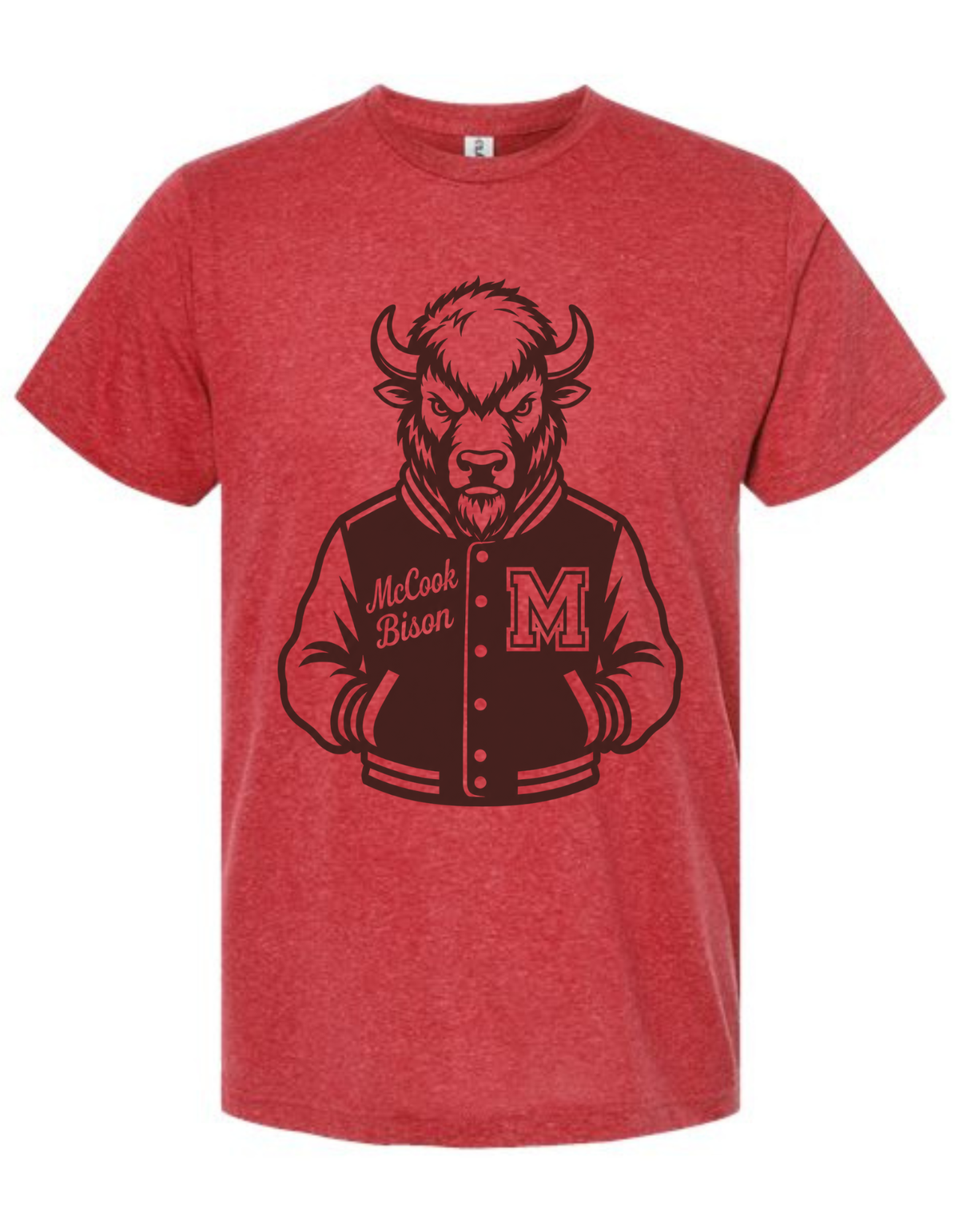 McCook Bison Varsity Mascot Tee