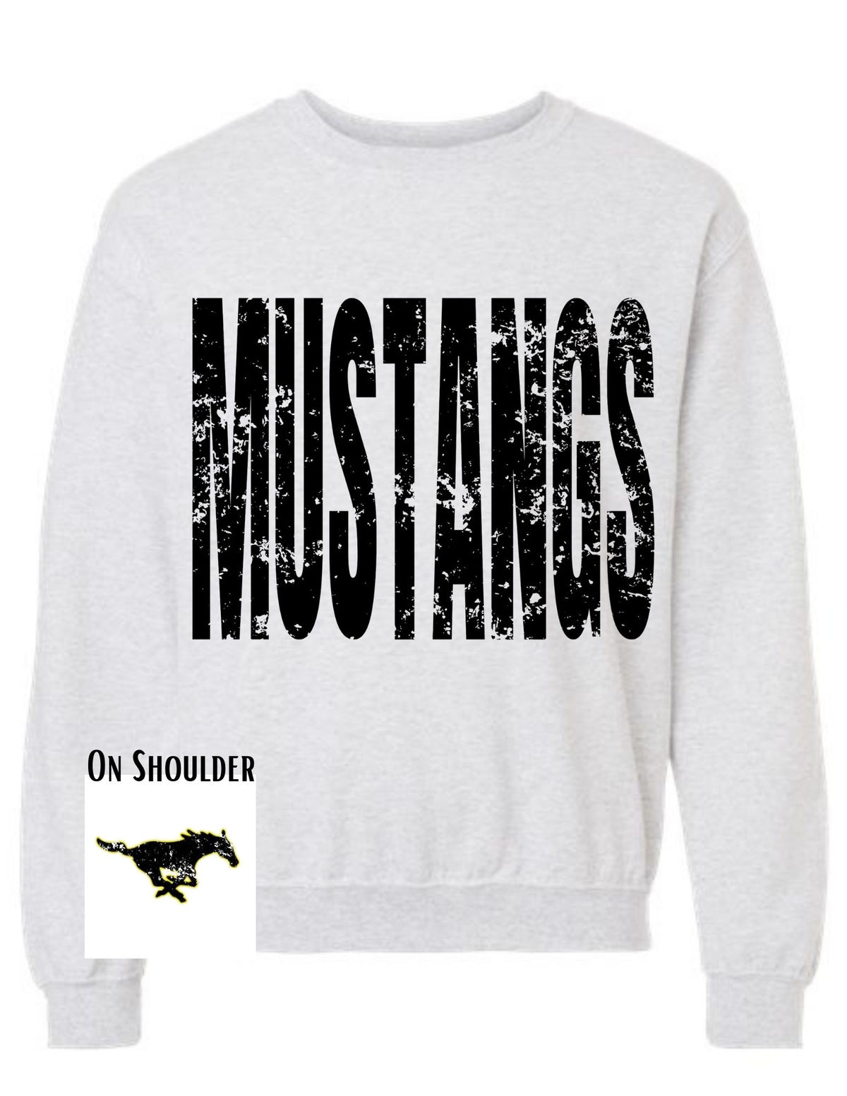 McCool Junction Mustangs Big Print Sweatshirt