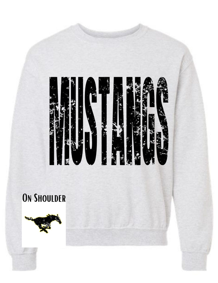 McCool Junction Mustangs Big Print Sweatshirt