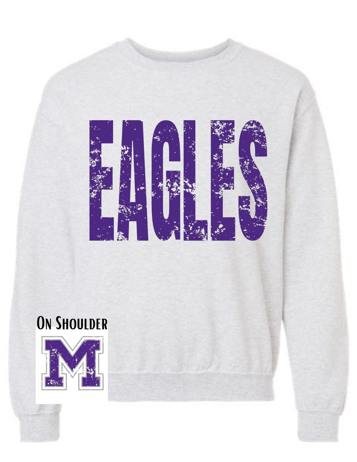 Milford Eagles Big Print Sweatshirt