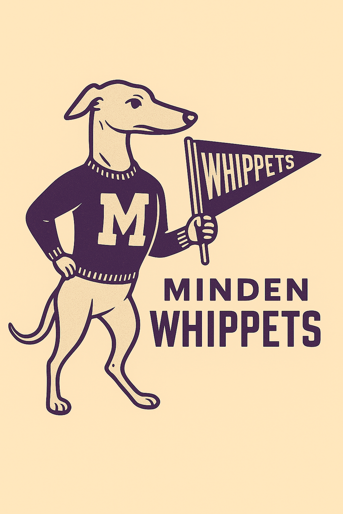 Minden Whippets Vintage Mascot Tee