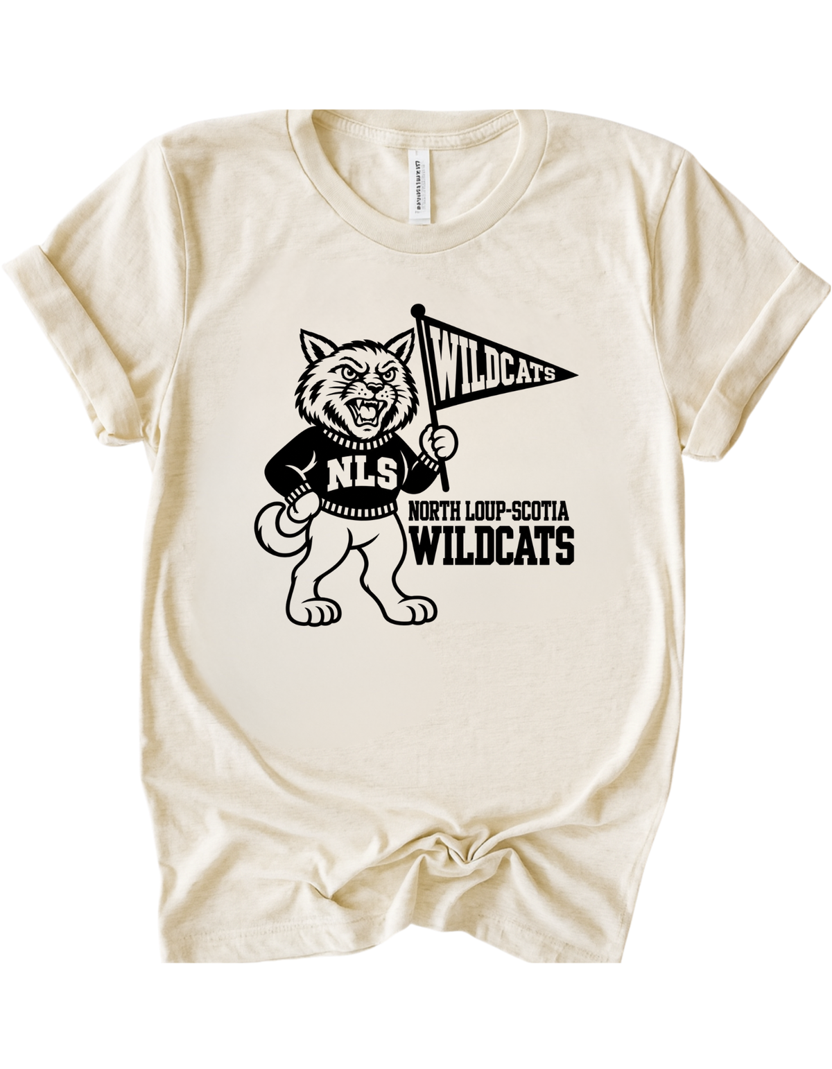 North Loup- Scotia Vintage Mascot Tee & Sweatshirt