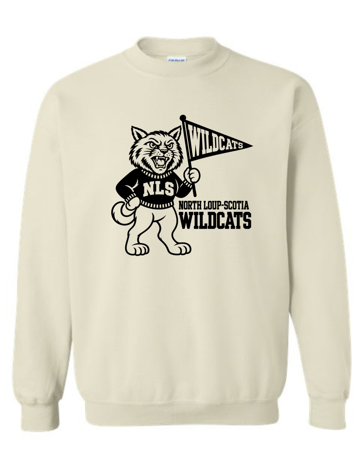 North Loup- Scotia Vintage Mascot Tee & Sweatshirt