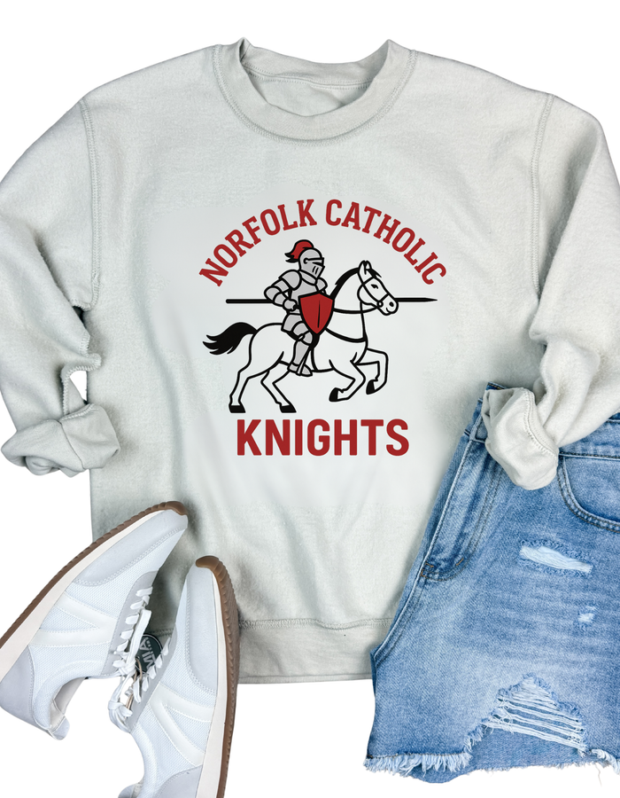 Norfolk Catholic Knights Inside Out Sweatshirt