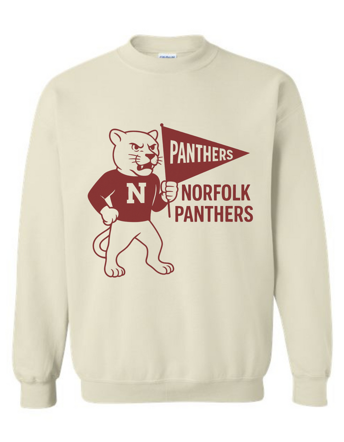 Norfolk Panthers Mascot Tee & Sweatshirt