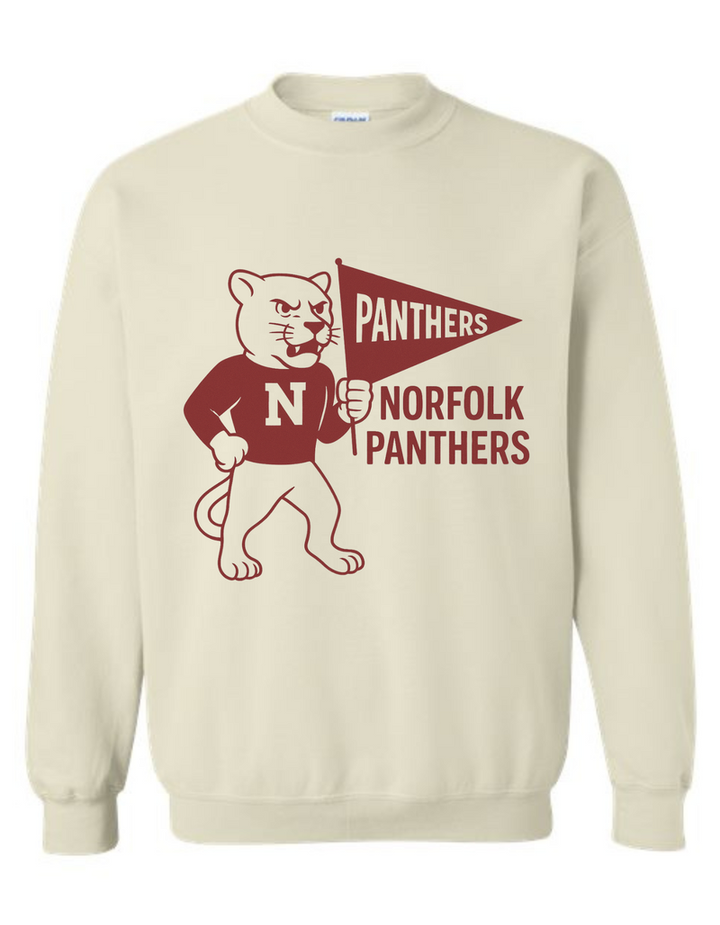 Norfolk Panthers Mascot Tee & Sweatshirt